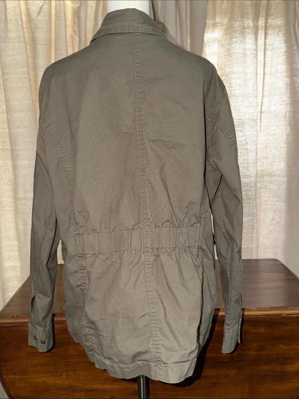Universal Thread Olive Utility Jacket with Brass Hardware XXL - Picture 4 of 10
